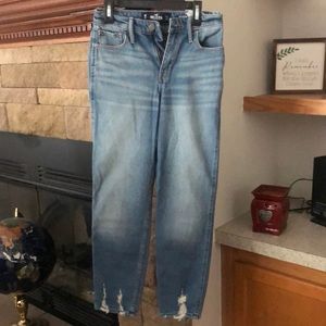 Hollister high rise mom jeans